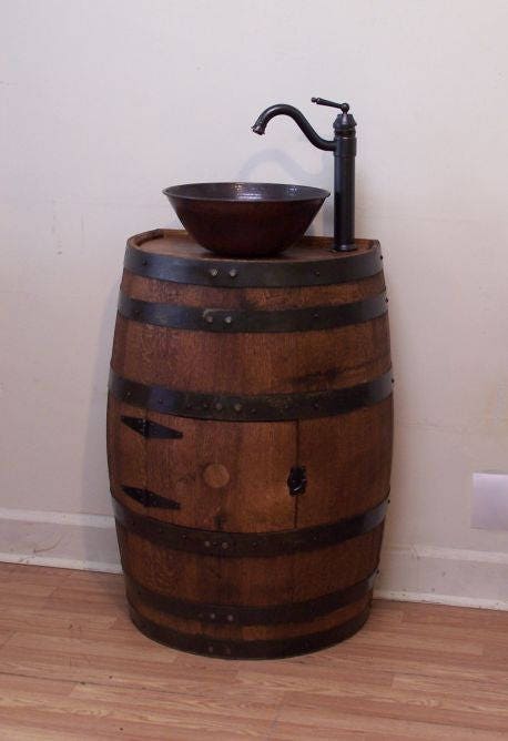 Barrel sink on sale