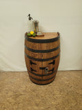 1/2 Whiskey Barrel Double Door Cabinet-Storage c/Lights - Aunt Molly's Barrel Products