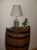1/2 Whiskey Barrel Foyer Table-Accent Table-Rustic Decor - Aunt Molly's Barrel Products