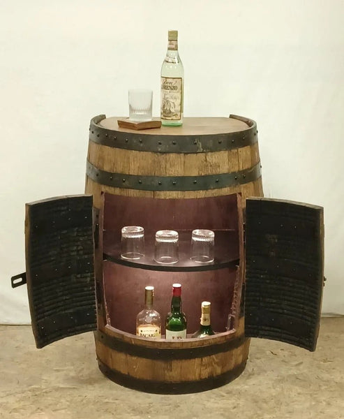 Barrel whiskey cabinet deals