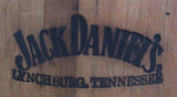 Jack Daniels Branded-Engraved-Sanded Finished c/36" GlassTop-FREE SHIPPING - Aunt Molly's Barrel Products