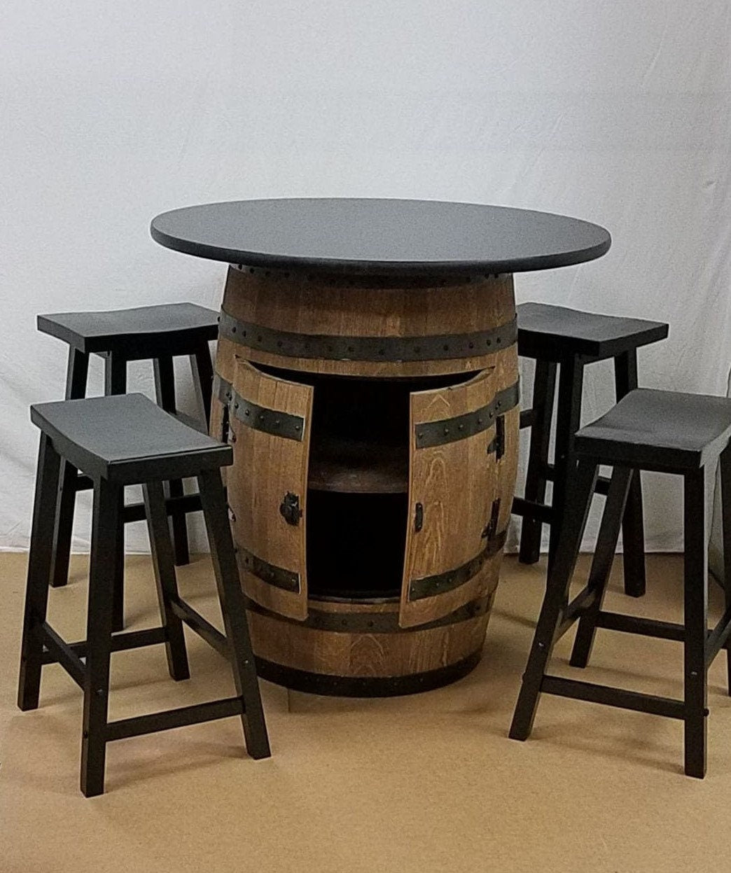 Whiskey Barrel Table Plans