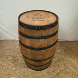 Whiskey Barrel Woodford Reserve Logo-Sanded and Finished - Aunt Molly's Barrel Products